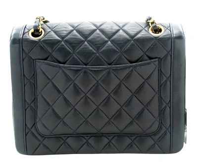 Pre-owned Chanel Matelassé Navy Leather Shoulder Bag ()