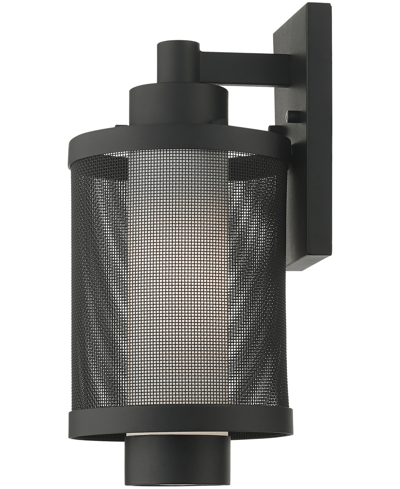 Livex Nottingham 1 Light Wall Lantern In Textured Black