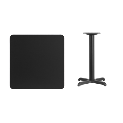 Shop Flash Furniture 30'' Square Black Laminate Table