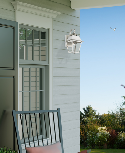 Livex Wentworth 1 Light Outdoor Small Wall Lantern In Brushed Nickel