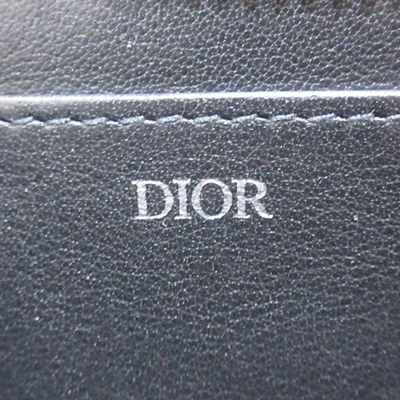 Shop Dior Oblique Multicolour Canvas Wallet  ()