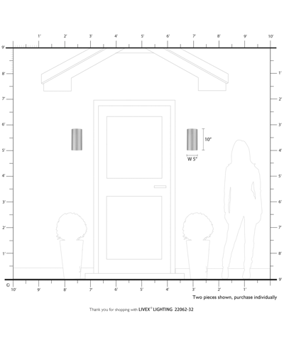 Livex Bond 1 Light Outdoor And Indoor Ada Medium Sconce In Satin Gold