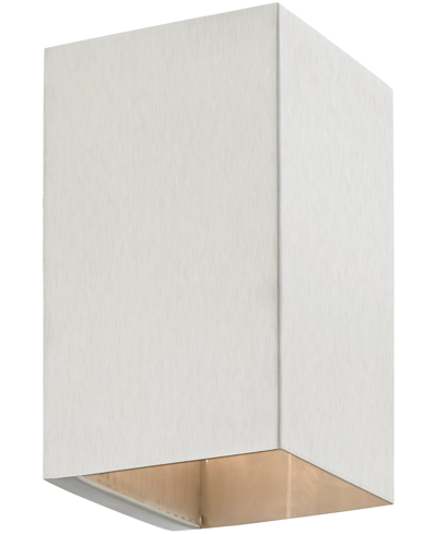 Livex Derby 1 Light Outdoor And Indoor Ada Small Sconce In Brushed Nickel