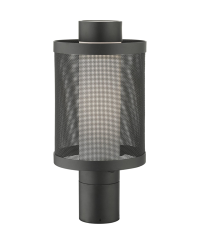Livex Nottingham 1 Light Post Top Light In Textured Black