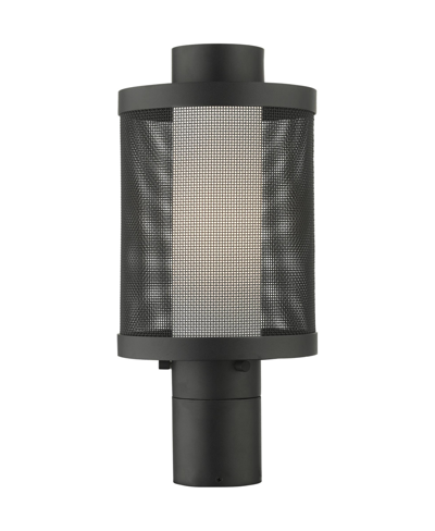 Livex Nottingham 1 Light Post Top Light In Textured Black