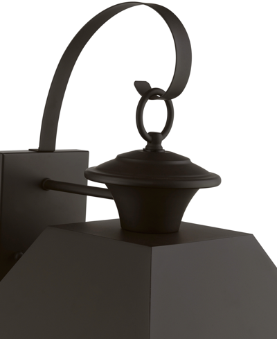 Livex Wentworth 3 Light Outdoor Large Wall Lantern In Bronze With Antique Brass
