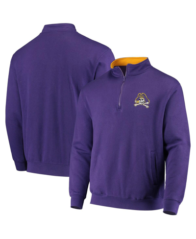 Shop Colosseum Men's  Purple Ecu Pirates Tortugas Logo Quarter-zip Jacket