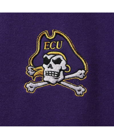 Shop Colosseum Men's  Purple Ecu Pirates Tortugas Logo Quarter-zip Jacket
