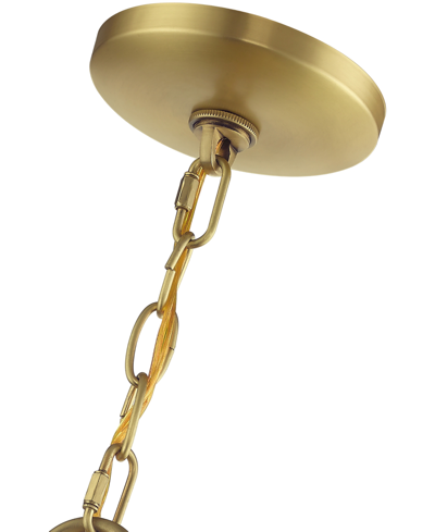 Livex 3 Light Outdoor Large Pendant Lantern In Natural Brass
