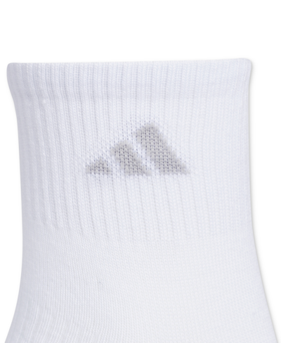 Shop Adidas Originals Women's 6-pk. Superlite 3.0 Quarter Socks In Grey,yellow,blue Dawn