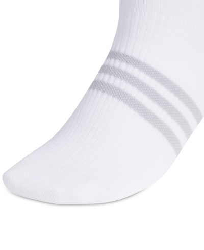 Adidas Originals Adidas 6-pack Superlite Quarter Performance Socks In Grey,yellow,blue Dawn