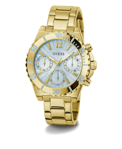 Shop Guess Women's Analog Gold-tone Stainless Steel Watch 39mm