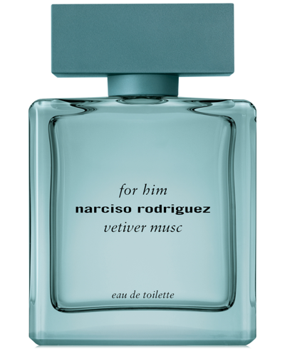 Shop Narciso Rodriguez Men's For Him Vetiver Musc Eau De Toilette Spray, 3.3 Oz., A Macy's Exclusive In No Color