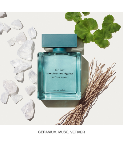 Narciso Rodriguez Men's For Him Vetiver Musc Eau De Toilette Spray, 3.3 Oz., A Macy's Exclusive In No Color