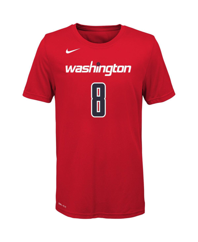 Shop Nike Big Boys  Rui Hachimura Red Washington Wizards Name And Number Performance T-shirt