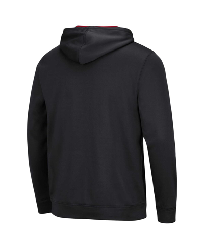 Colosseum Men's Utah Utes Resistance Pullover Hoodie In Black