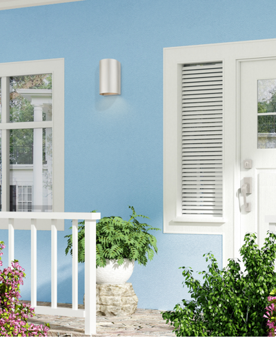 Livex Bond 1 Light Outdoor And Indoor Ada Small Sconce In Brushed Nickel