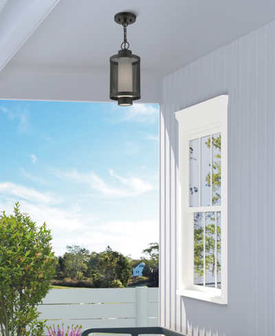 Livex Nottingham 1 Light Pendant In Textured Black