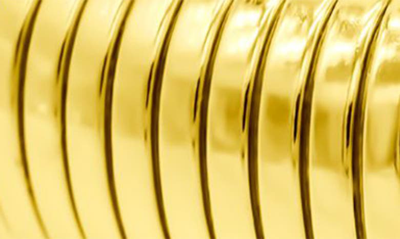 Shop Adornia Ribbed Stretch Bracelet In Gold