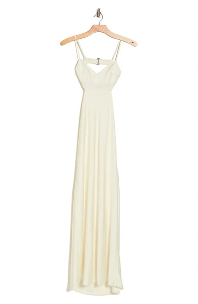 Shop A.l.c Blakely Ii Cutout Maxi Dress In Whisper White