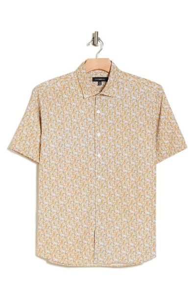 Shop Westzeroone Brentley Short Sleeve Shirt In Yellow