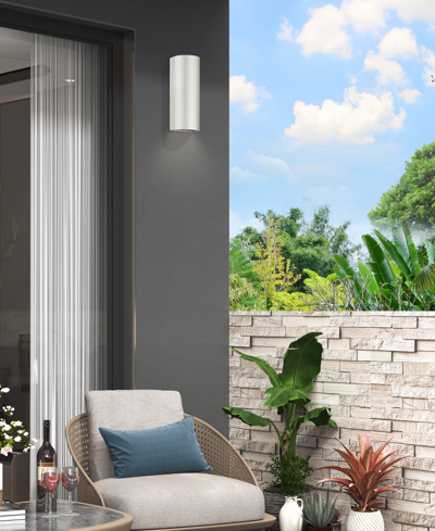 Livex Bond 1 Light Outdoor And Indoor Ada Large Sconce In Brushed Nickel