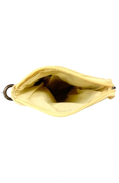 Shop Vintage Addiction Jute Crossbody Bag In Ash Grey/ Daffodil