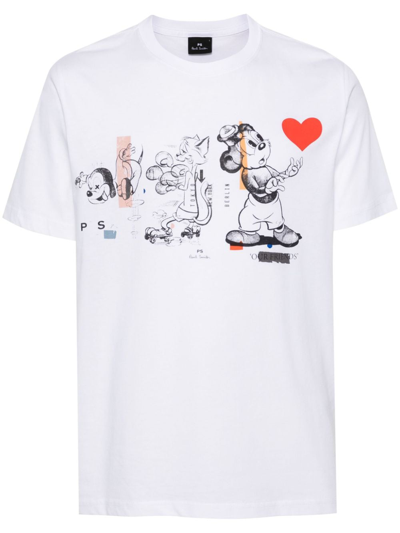 Shop Ps By Paul Smith T-shirt With Print
