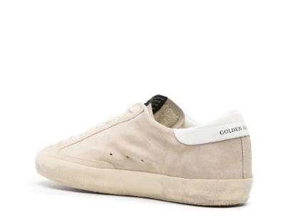 Shop Golden Goose Flat Shoes In Seedpearl/white