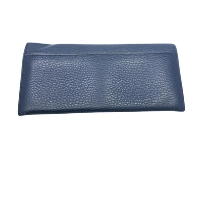 Shop Gucci Blue Leather Wallet  ()