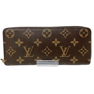 Pre-owned Louis Vuitton Clemence Brown Canvas Wallet  ()
