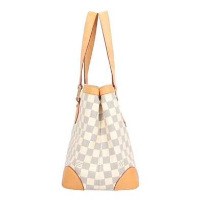 LOUIS VUITTON Pre-owned Hampstead White Canvas Tote Bag ()
