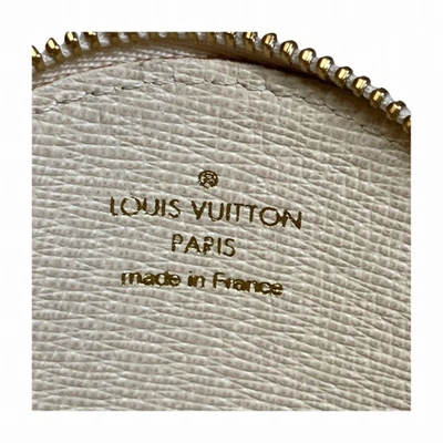 Pre-owned Louis Vuitton Mini Lin Brown Canvas Wallet  ()