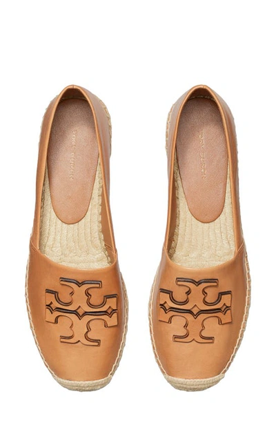 Tory Burch Ines Platform Espadrille In Tan Color Leather In Tan