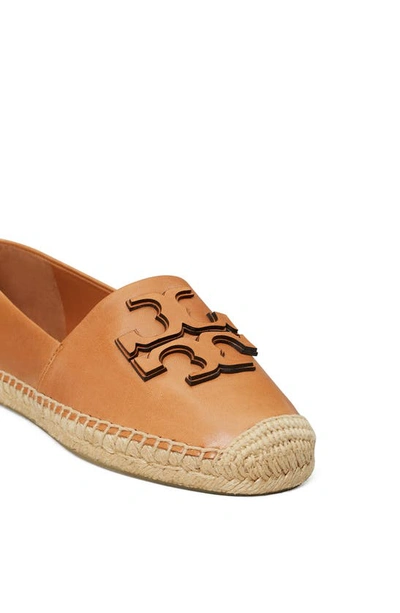 Tory Burch Ines Platform Espadrille In Tan Color Leather In Tan