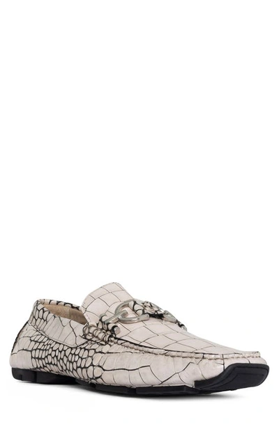 Shop Donald Pliner Dacio Driving Shoe In Grey