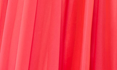 Mac Duggal Ruffle Tiered Color Block Cut Out Lace Up Chiffon Gown In Multi