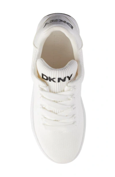 Dkny Mesh Sneaker In Bright White