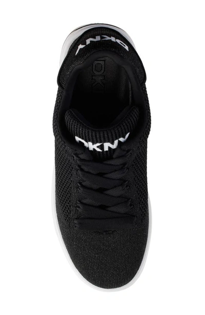 Shop Dkny Mesh Sneaker In Black