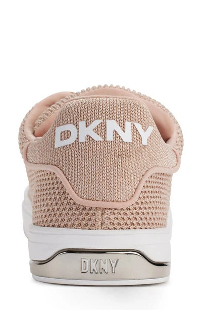 Shop Dkny Abeni Knit Sneaker In Pink