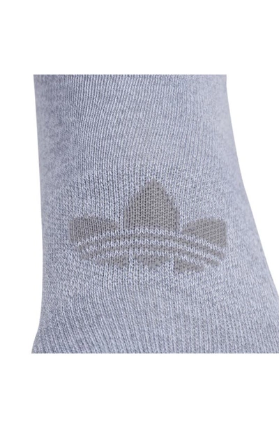 Shop Adidas Originals Assorted 6-pack Superlite No-show Socks In Black/ White/ Grey