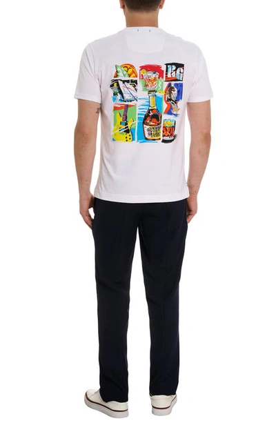 Shop Robert Graham Serendipity Graphic T-shirt In White
