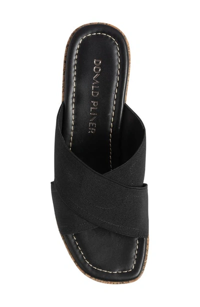 Shop Donald Pliner Platform Wedge Sandal In Black