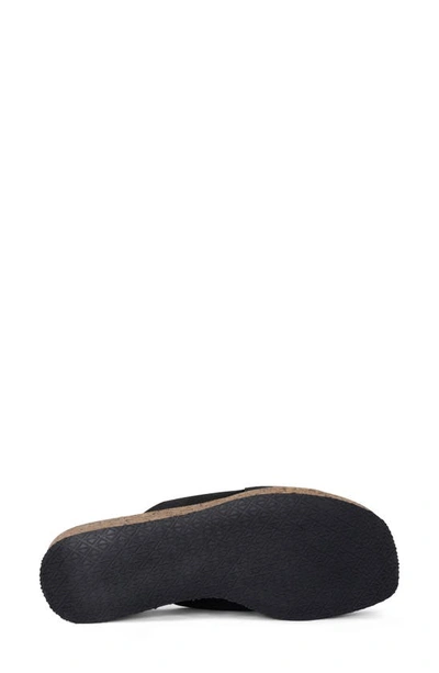 Donald Pliner Platform Wedge Sandal In Black