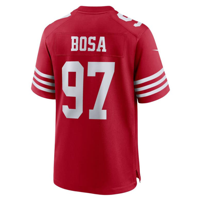Shop Nike Nick Bosa Scarlet San Francisco 49ers Super Bowl Lviii Game Jersey