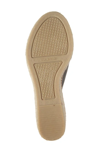 Toni Pons Ivonne Espadrille Platform Wedge Slide Sandal In Black