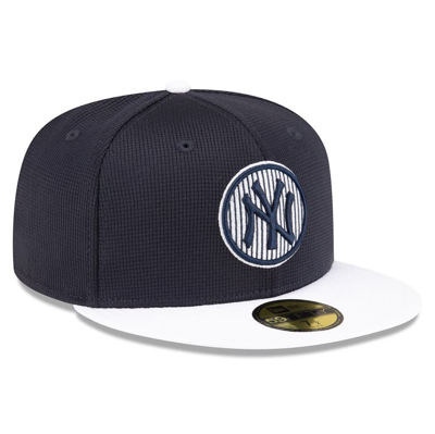 Shop New Era Navy New York Yankees 2024 Batting Practice 59fifty Fitted Hat