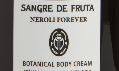 Shop Sangre De Fruta Neroli Forever Botanical Body Cream In Black