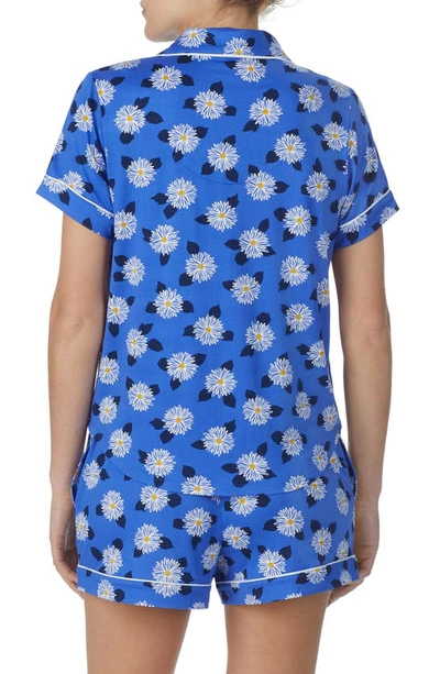 Shop Kate Spade Print Short Pajamas In Blue Prt