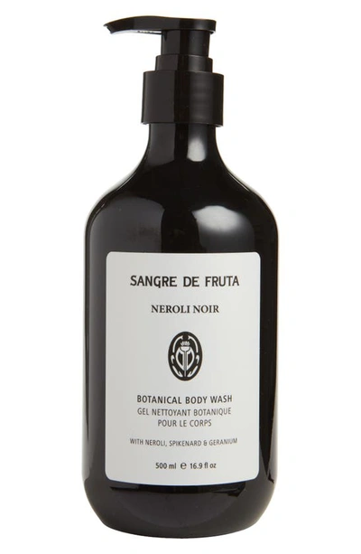 Shop Sangre De Fruta Neroli Noir Botanical Body Wash In Black